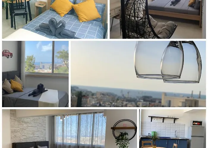 Maya New Guest House -Panoramic Sea&Citycentre View, Haifa